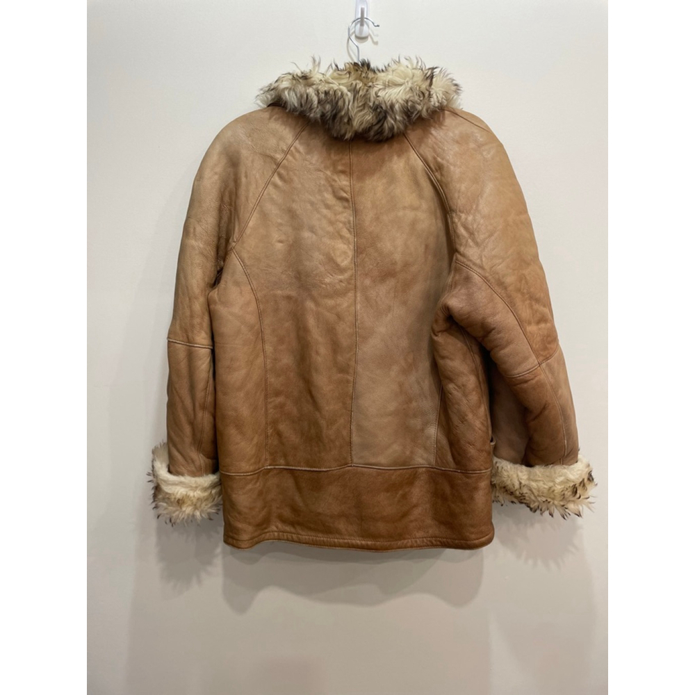 Vintage Penny Lane Sheep Skin Leather Shearling Jacket M Fur lined Boho Retro - Picture 6 of 11